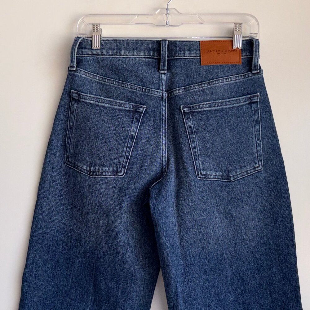LUCKY Brand High Rise Wide Leg Jeans Size 2/26 - Picture 4 of 12
